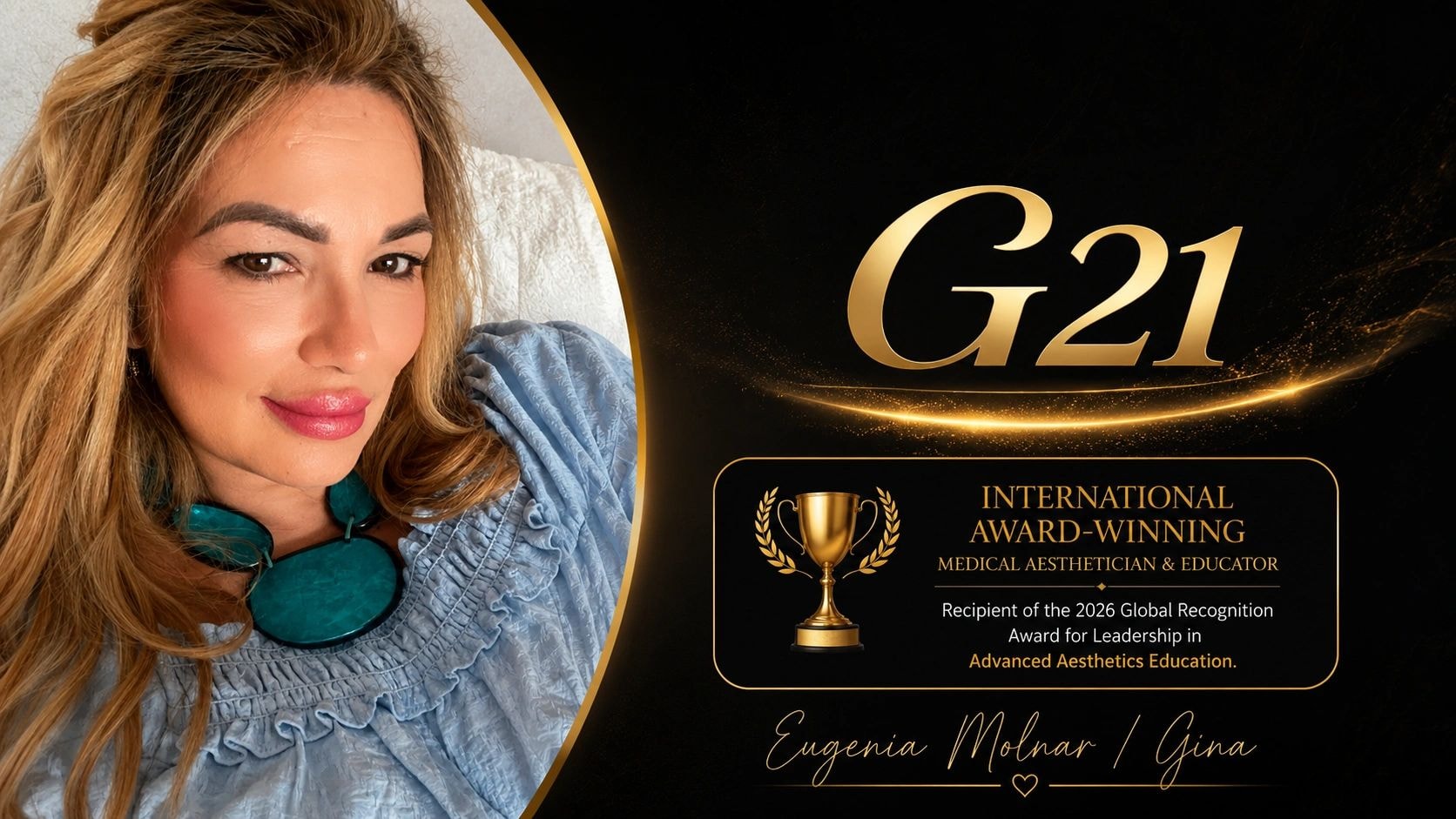 Eugenia Molnar — 2026 Global Recognition Award for Leadership