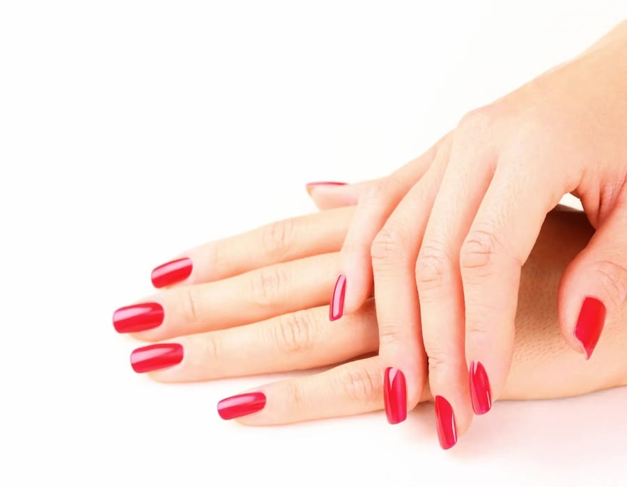 Bio gel nail extensions at G21 Aesthetics Hamilton