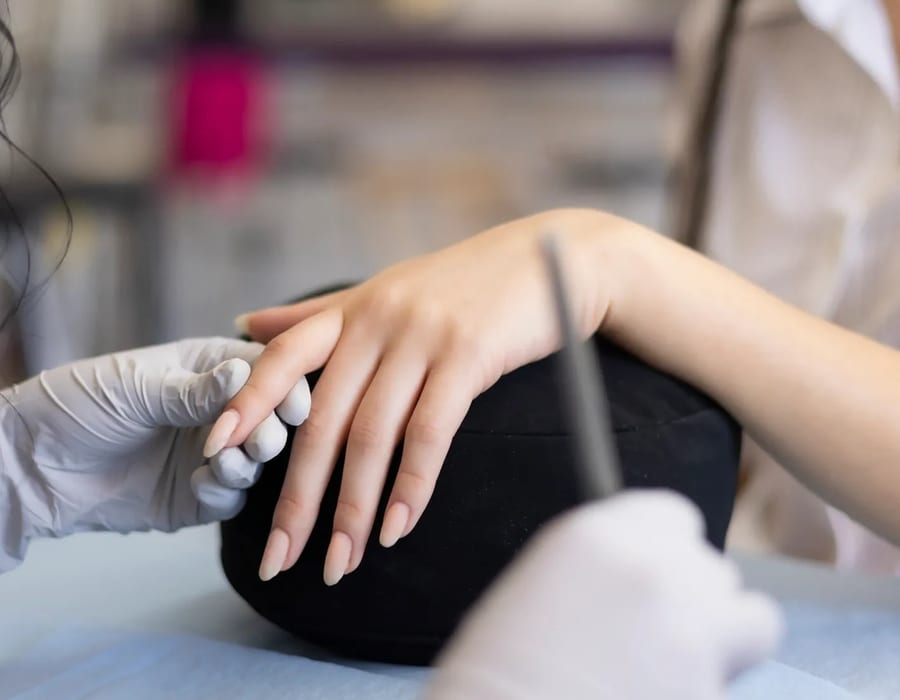 Russian dry manicure precision technique at G21 Aesthetics