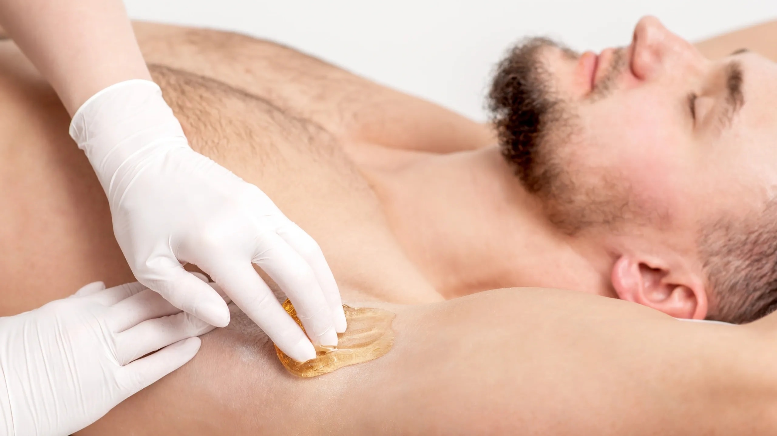 Men's arm waxing at G21 Aesthetics Hamilton